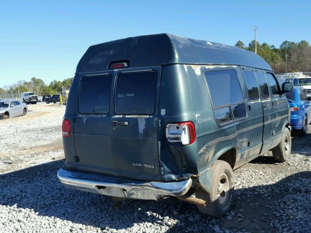 2B6HB11Y7YK106418 - 2000 DODGE RAM VAN B1 GREEN photo 4