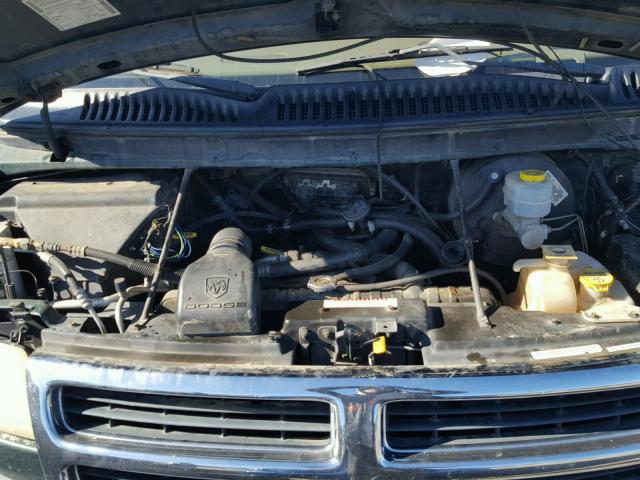 2B6HB11Y7YK106418 - 2000 DODGE RAM VAN B1 GREEN photo 7