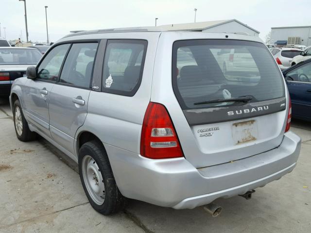 JF1SG69654H700723 - 2004 SUBARU FORESTER 2 SILVER photo 3