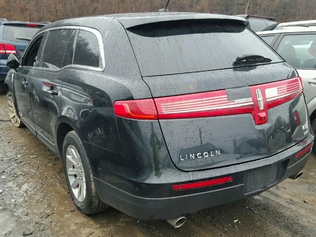 2LMHJ5NK9EBL56508 - 2014 LINCOLN MKT BLACK photo 3