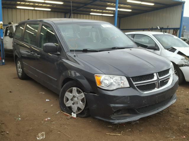 2C4RDGBGXCR298565 - 2012 DODGE GRAND CARA BLACK photo 1