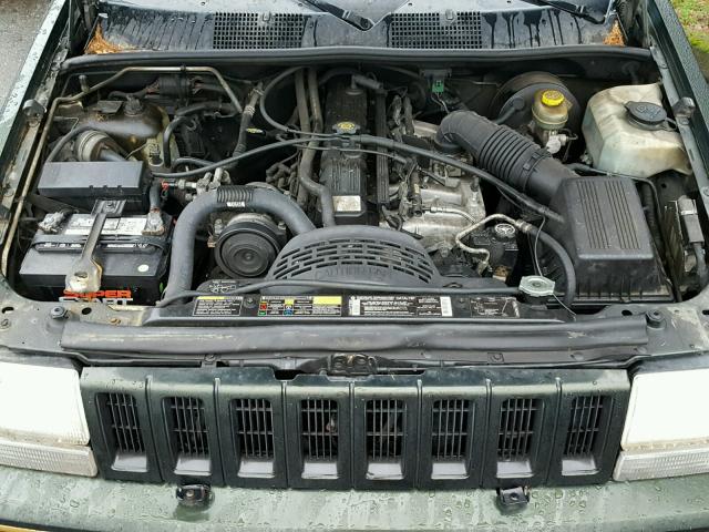 1J4GZ78S7SC535714 - 1995 JEEP GRAND CHER GREEN photo 7