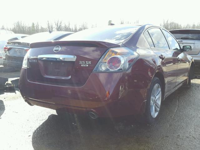 1N4BL2AP6AN541619 - 2010 NISSAN ALTIMA SR MAROON photo 4