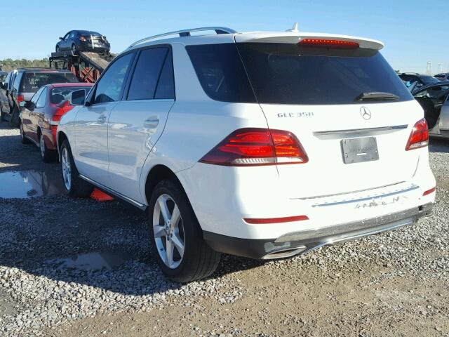 4JGDA5JB0GA694538 - 2016 MERCEDES-BENZ GLE 350 WHITE photo 3