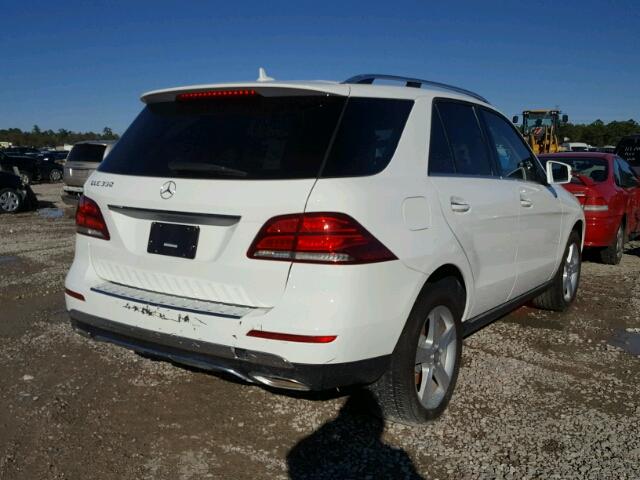 4JGDA5JB0GA694538 - 2016 MERCEDES-BENZ GLE 350 WHITE photo 4