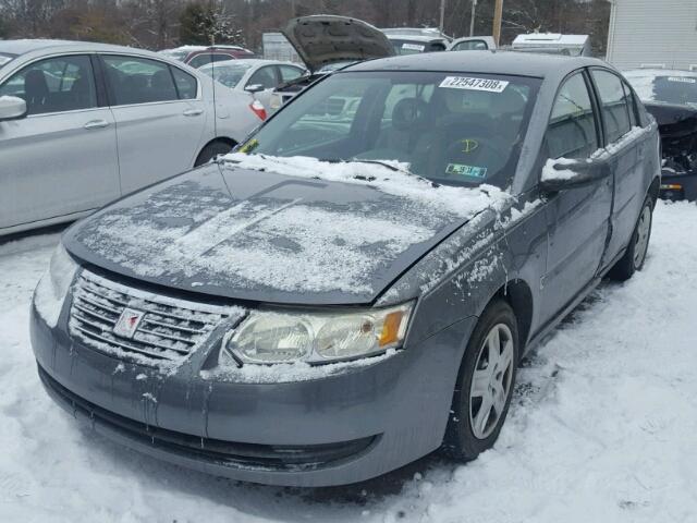 1G8AJ55FX7Z143694 - 2007 SATURN ION LEVEL GRAY photo 2