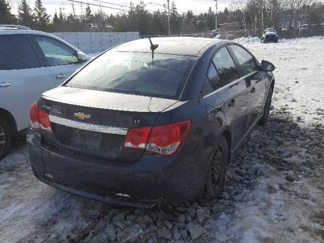 1G1PE5SB5D7242977 - 2013 CHEVROLET CRUZE LT BLACK photo 4