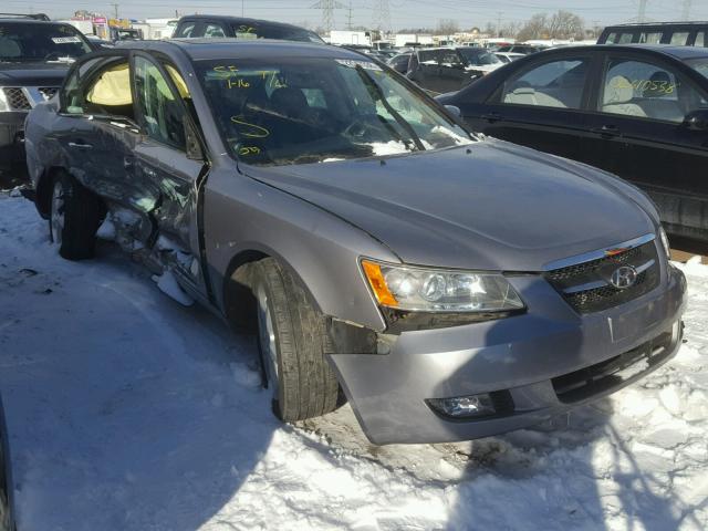 5NPEU46F28H356235 - 2008 HYUNDAI SONATA SE GRAY photo 1