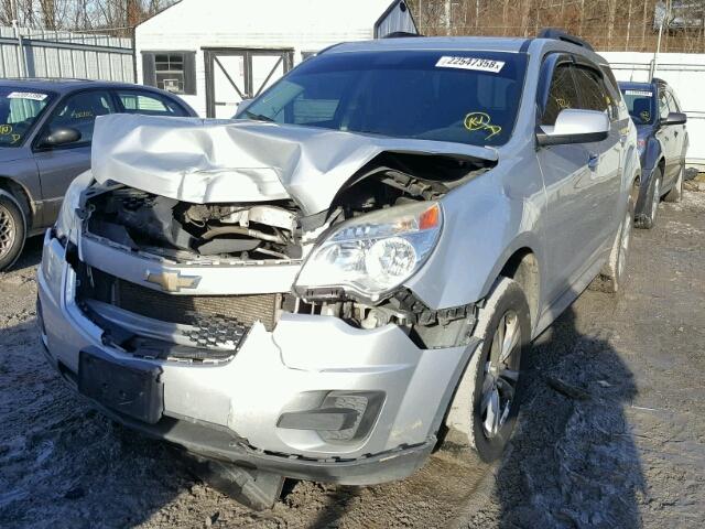 2GNALDEC6B1206489 - 2011 CHEVROLET EQUINOX LT SILVER photo 2