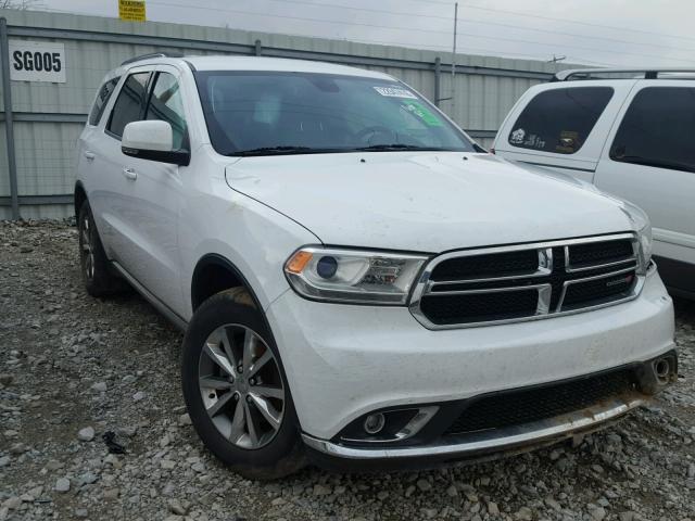 1C4RDHDG8EC481249 - 2014 DODGE DURANGO LI WHITE photo 1