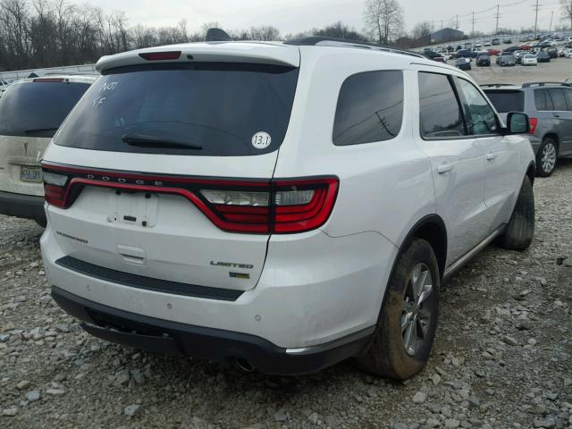 1C4RDHDG8EC481249 - 2014 DODGE DURANGO LI WHITE photo 4