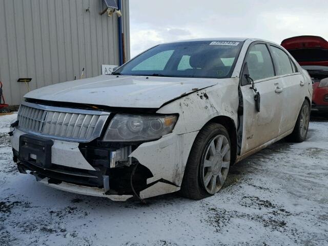 3LNHM26T17R650658 - 2007 LINCOLN MKZ WHITE photo 2