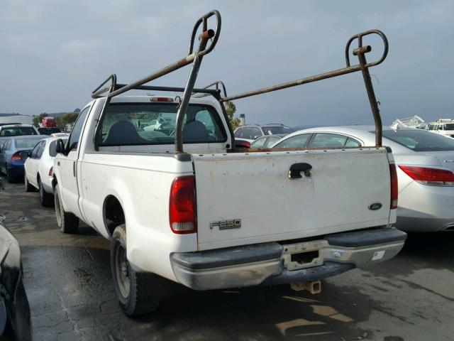 1FTNF20L0YEA48882 - 2000 FORD F250 SUPER WHITE photo 3