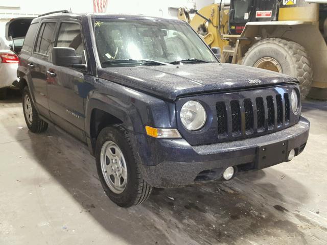 1C4NJPBA9GD744491 - 2016 JEEP PATRIOT SP BLUE photo 1