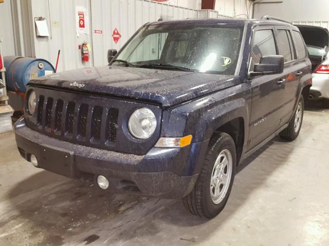 1C4NJPBA9GD744491 - 2016 JEEP PATRIOT SP BLUE photo 2