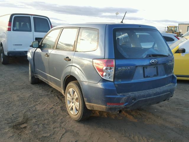 JF2SH61629H720729 - 2009 SUBARU FORESTER 2 BLUE photo 3