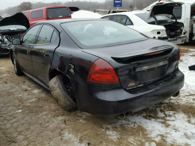 2G2WS522641131366 - 2004 PONTIAC GRAND PRIX BLACK photo 3