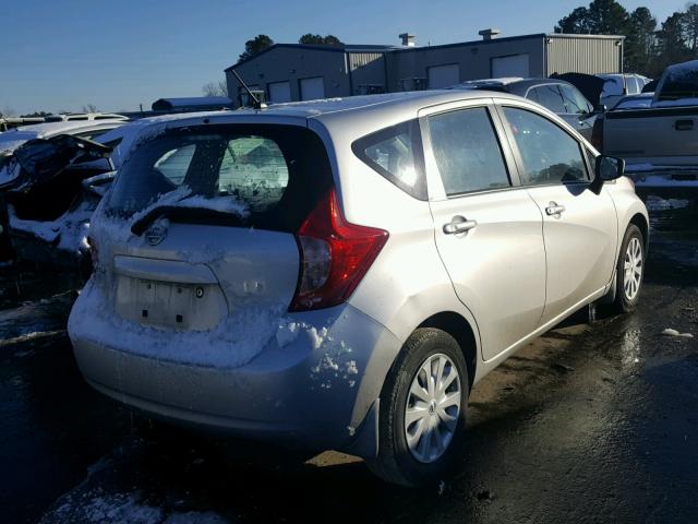 3N1CE2CP8FL444390 - 2015 NISSAN VERSA NOTE SILVER photo 4