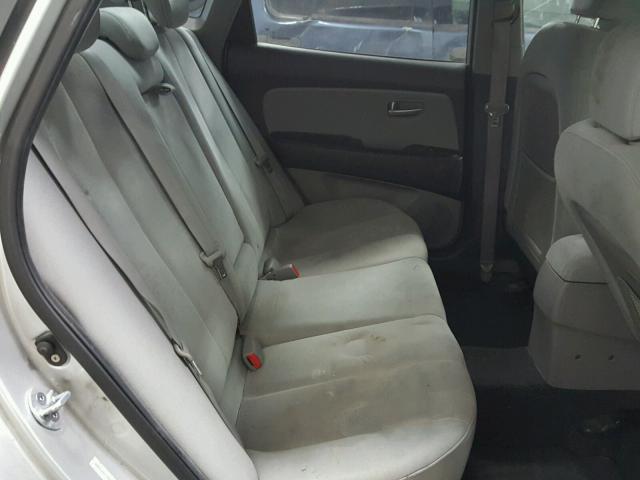 KMHDU46D79U602189 - 2009 HYUNDAI ELANTRA GL SILVER photo 6