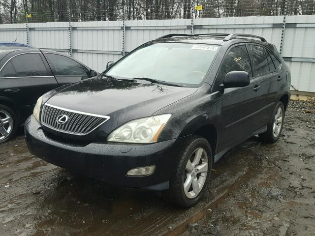 JTJHA31U740010014 - 2004 LEXUS RX 330 BLACK photo 2