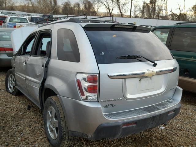 2CNDL23F956081305 - 2005 CHEVROLET EQUINOX LS SILVER photo 3