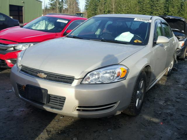 2G1WT57K191264294 - 2009 CHEVROLET IMPALA 1LT SILVER photo 2