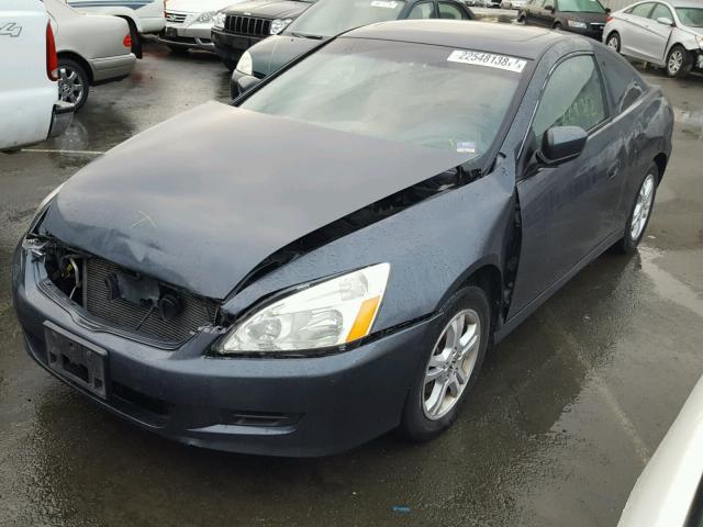 1HGCM72606A002704 - 2006 HONDA ACCORD EX BLACK photo 2