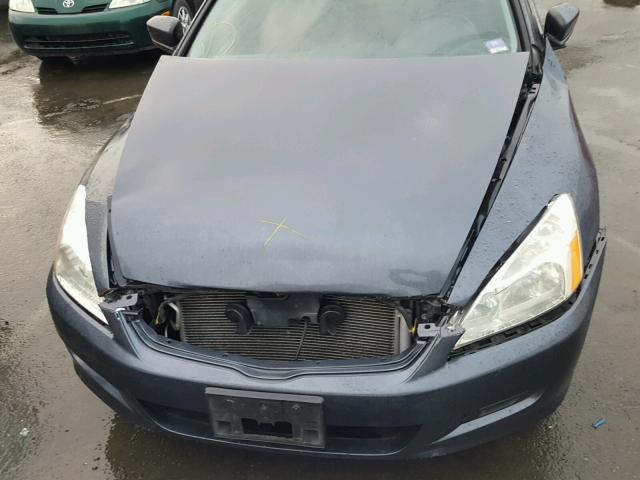 1HGCM72606A002704 - 2006 HONDA ACCORD EX BLACK photo 7