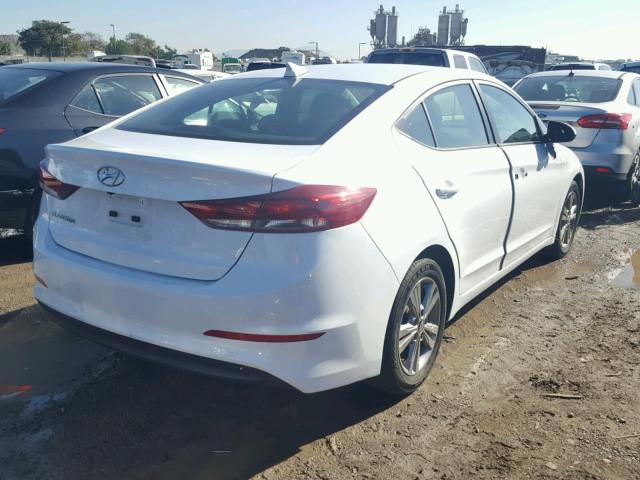 5NPD84LF5HH042230 - 2017 HYUNDAI ELANTRA SE WHITE photo 4