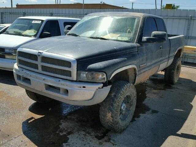 3B7KF23641G714116 - 2001 DODGE RAM 2500 BLACK photo 2