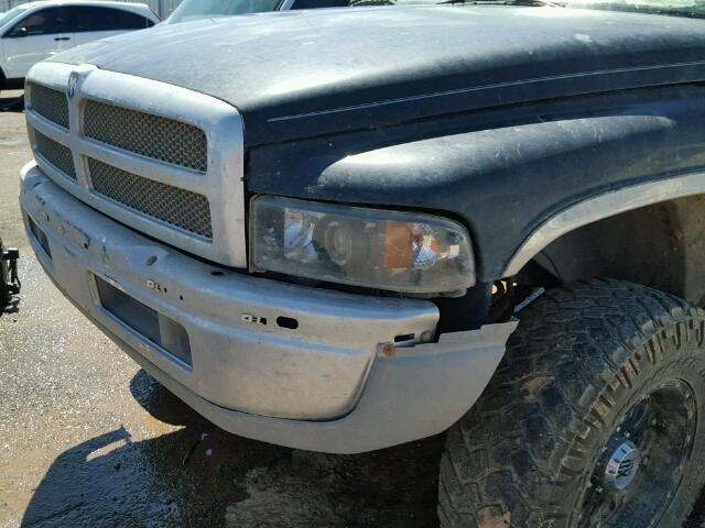 3B7KF23641G714116 - 2001 DODGE RAM 2500 BLACK photo 9