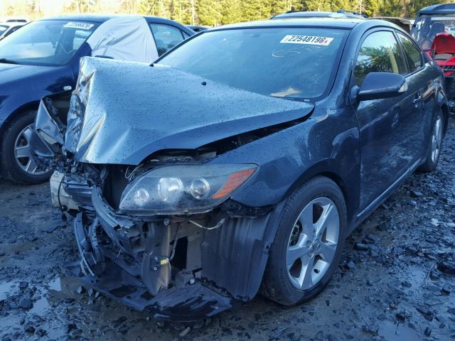 JTKDE167080233197 - 2008 TOYOTA SCION TC BLUE photo 2