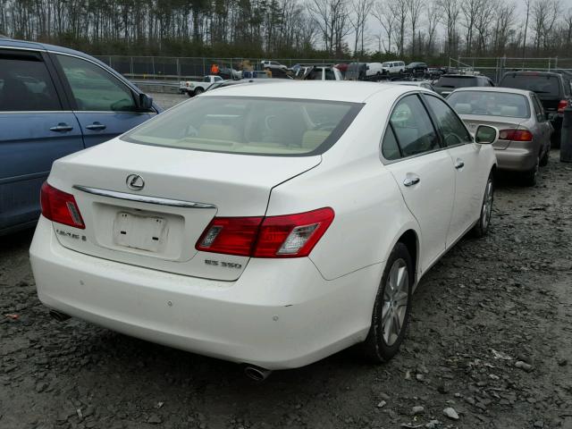 JTHBJ46G972031875 - 2007 LEXUS ES 350 WHITE photo 4