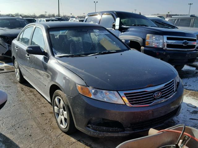 KNAGE228395320067 - 2009 KIA OPTIMA LX GRAY photo 1