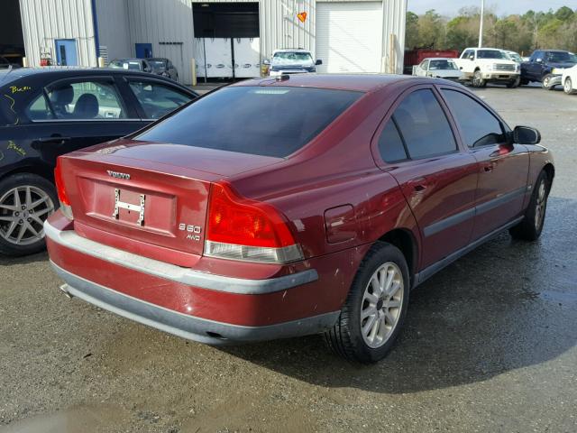 YV1RH59H332266346 - 2003 VOLVO S60 2.5T BROWN photo 4