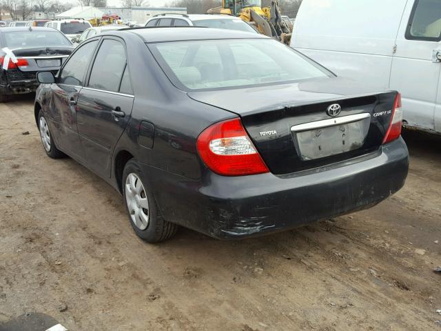 4T1BE32K14U357661 - 2004 TOYOTA CAMRY LE BLACK photo 3