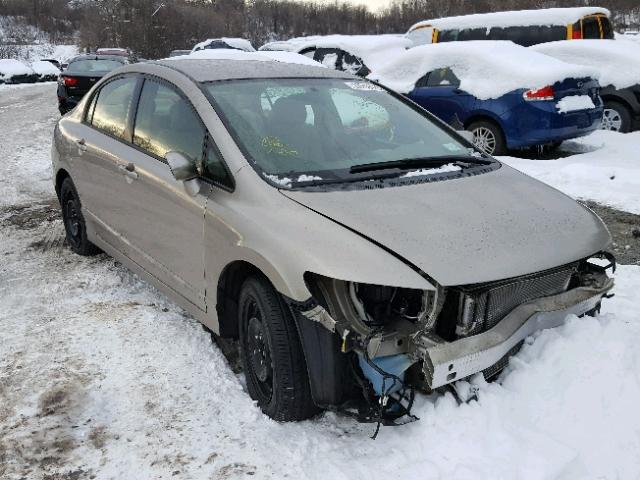 2HGFA16516H505292 - 2006 HONDA CIVIC LX GOLD photo 1