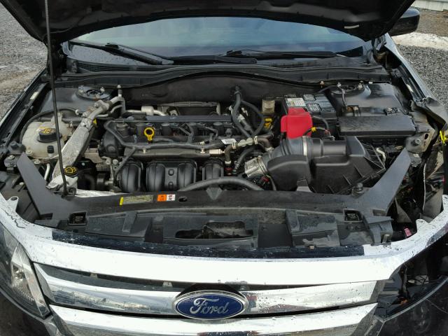 3FAHP0JA0AR302305 - 2010 FORD FUSION SEL BLACK photo 7