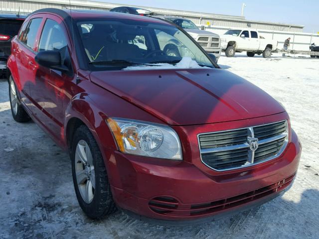 1B3CB4HAXAD544576 - 2010 DODGE CALIBER SX RED photo 1