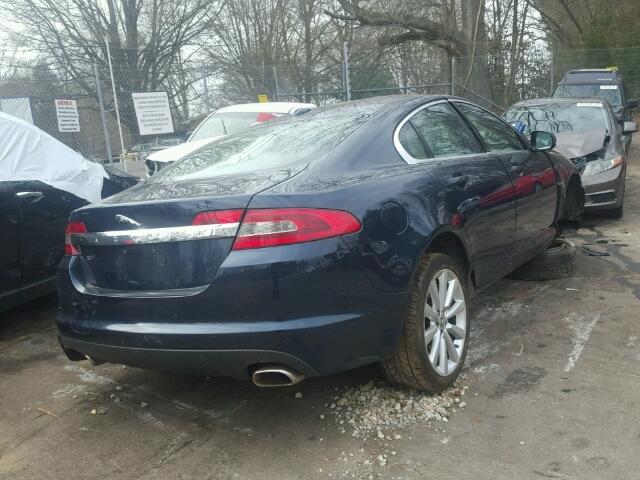 SAJWA0GB1ALR65112 - 2010 JAGUAR XF PREMIUM BLUE photo 4