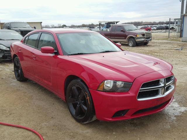 2B3CL3CG8BH550898 - 2011 DODGE CHARGER RED photo 1