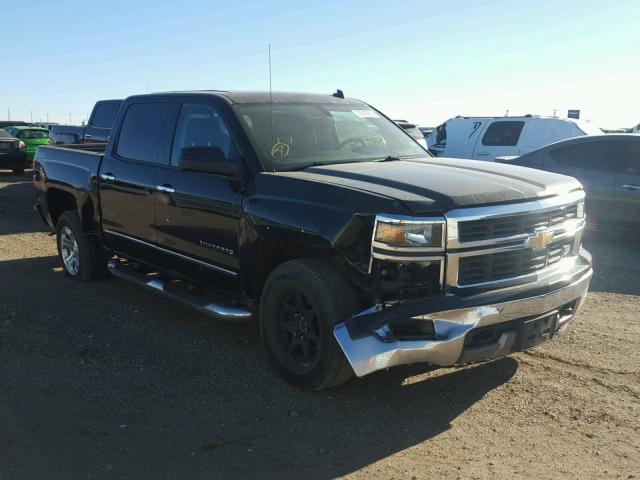 3GCUKRECXEG567371 - 2014 CHEVROLET SILVERADO BLACK photo 1