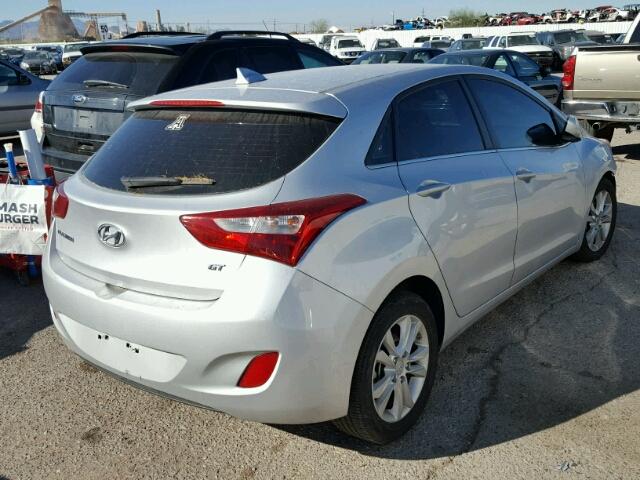 KMHD35LE8DU022660 - 2013 HYUNDAI ELANTRA GT SILVER photo 4