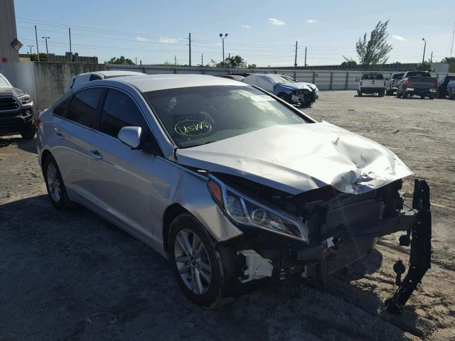 5NPE24AF4GH286894 - 2016 HYUNDAI SONATA SE SILVER photo 1