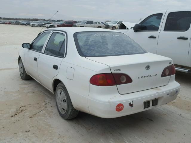 1NXBR12E62Z587017 - 2002 TOYOTA COROLLA CE WHITE photo 3