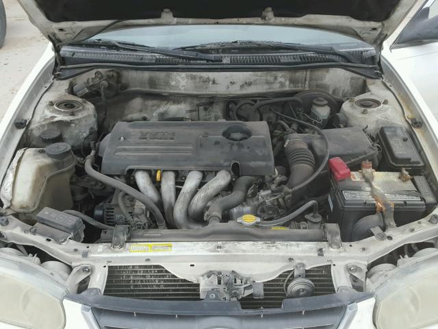 1NXBR12E62Z587017 - 2002 TOYOTA COROLLA CE WHITE photo 7