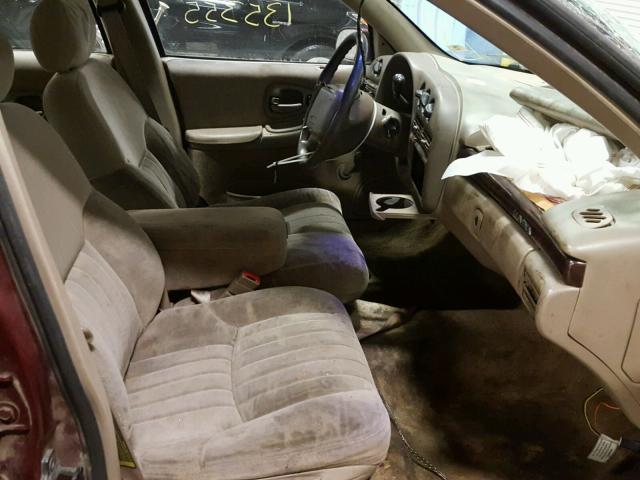 2G1WL52M8W9236028 - 1998 CHEVROLET LUMINA BAS მუქწითელი ფოტო 5