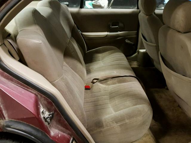 2G1WL52M8W9236028 - 1998 CHEVROLET LUMINA BAS მუქწითელი ფოტო 6
