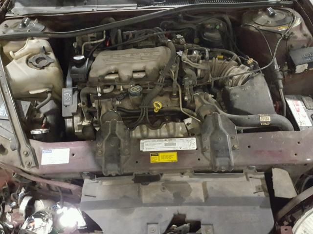 2G1WL52M8W9236028 - 1998 CHEVROLET LUMINA BAS მუქწითელი ფოტო 7