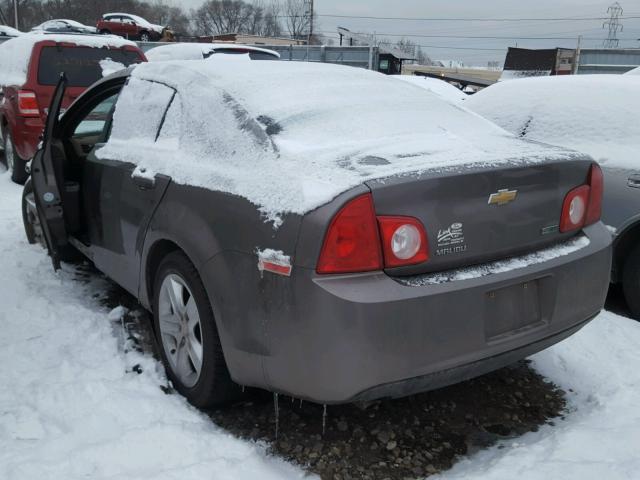 1G1ZA5EU6BF305850 - 2011 CHEVROLET MALIBU LS BROWN photo 3